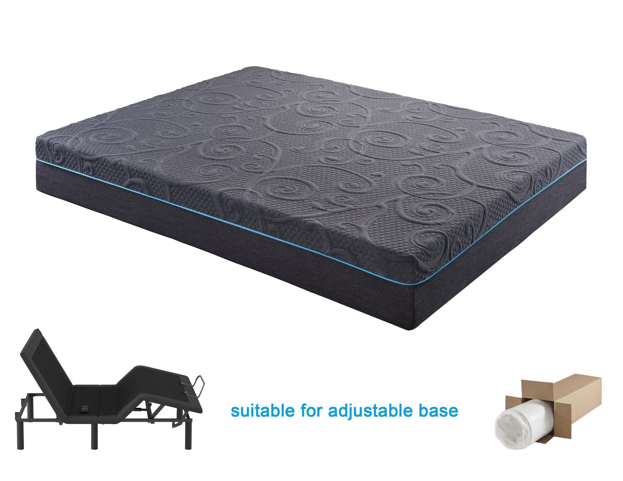 11" Queen Size Foam Hybrid Mattress by Yeah Depot - Comfortable Living Decor