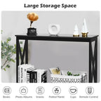 2 - Tier Console X - Design Sofa Side Accent Table by Yeah Depot - Comfortable Living Decor