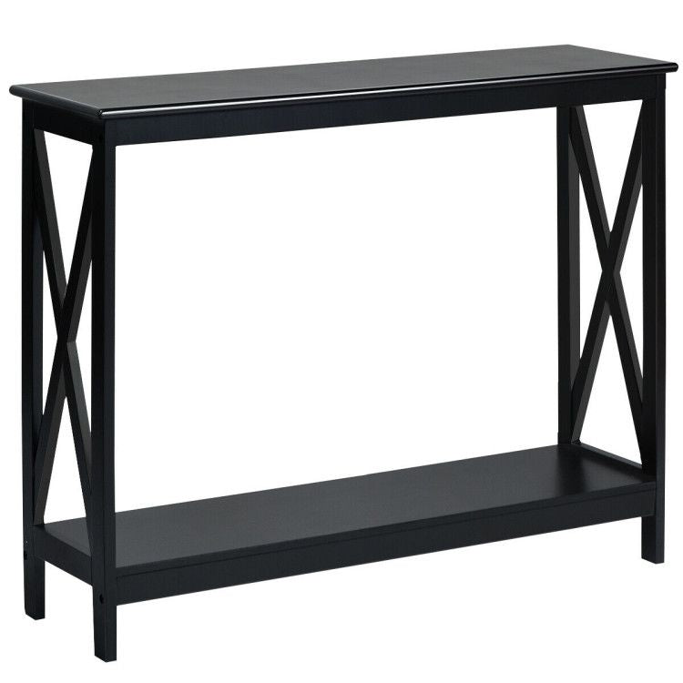 2 - Tier Console X - Design Sofa Side Accent Table by Yeah Depot - Comfortable Living Decor