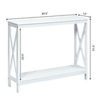 2 - Tier Console X - Design Sofa Side Accent Table by Yeah Depot - Comfortable Living Decor