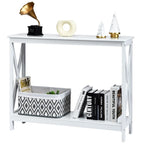 2 - Tier Console X - Design Sofa Side Accent Table by Yeah Depot - Comfortable Living Decor
