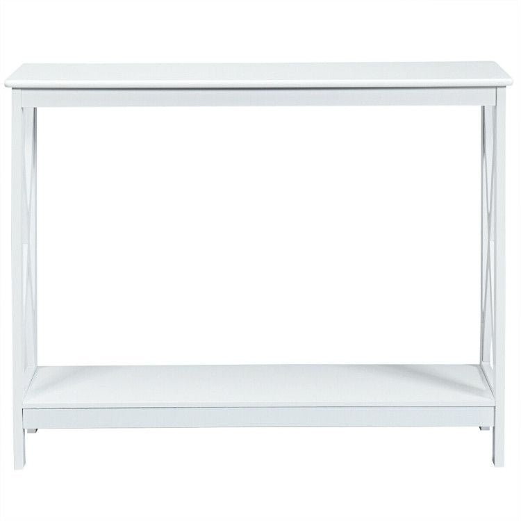 2 - Tier Console X - Design Sofa Side Accent Table by Yeah Depot - Comfortable Living Decor