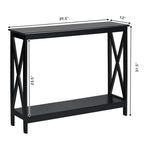 2 - Tier Console X - Design Sofa Side Accent Table by Yeah Depot - Comfortable Living Decor