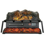 23 Inch Electric Fireplace Log Heater with Crackling Sound Timer Remote - Comfortable Living Decor