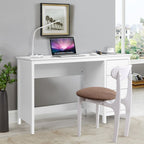 3 - Drawer Home Office Study Computer Desk with Spacious Desktop - Comfortable Living Decor