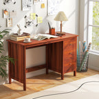 3 - Drawer Home Office Study Computer Desk with Spacious Desktop - Comfortable Living Decor
