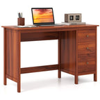 3 - Drawer Home Office Study Computer Desk with Spacious Desktop - Comfortable Living Decor