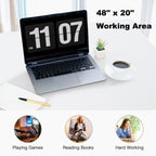 3 - Drawer Home Office Study Computer Desk with Spacious Desktop - Comfortable Living Decor