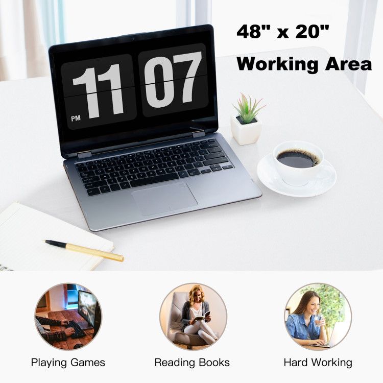 3 - Drawer Home Office Study Computer Desk with Spacious Desktop - Comfortable Living Decor