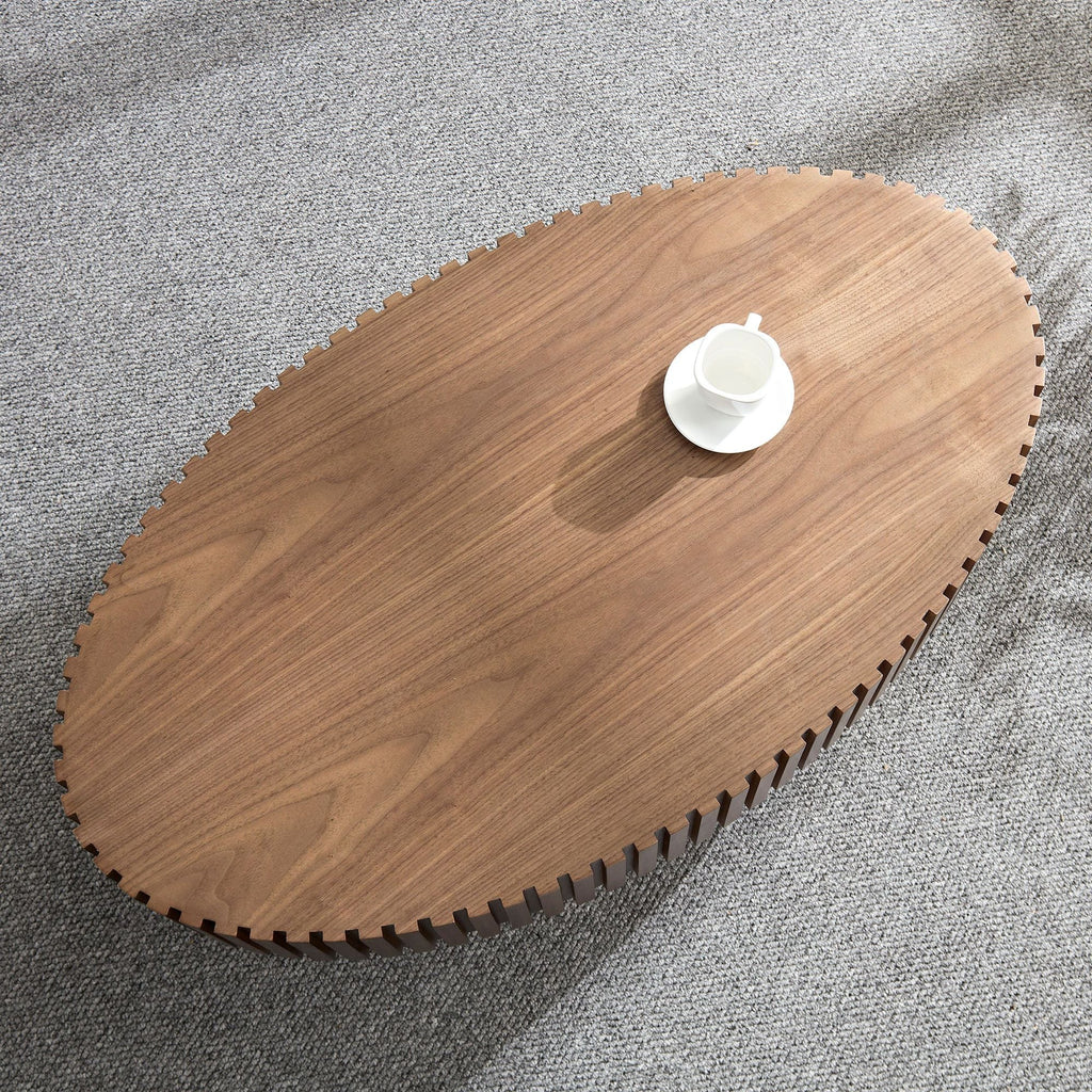 43.7" Ellipse Drum Cocktail Table by Hooya - Comfortable Living Decor