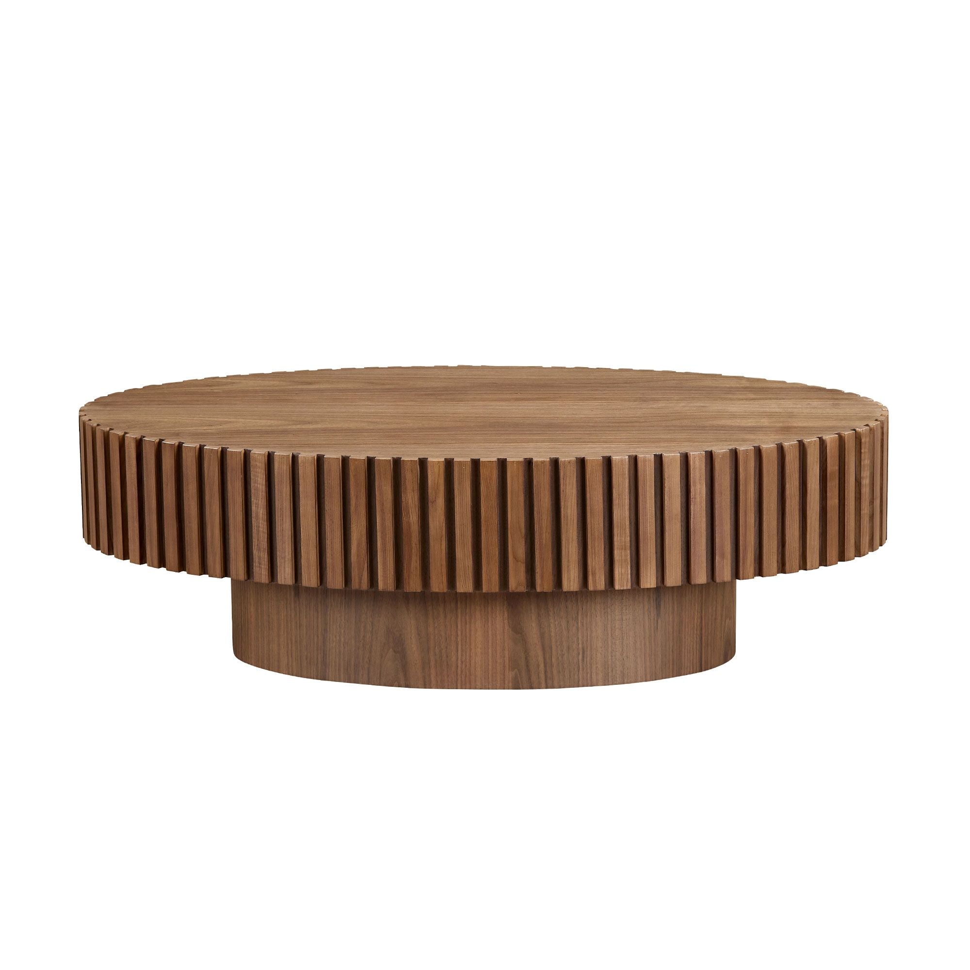 43.7" Ellipse Drum Cocktail Table by Hooya - Comfortable Living Decor