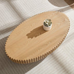 43.7" Ellipse Drum Cocktail Table by Hooya - Comfortable Living Decor
