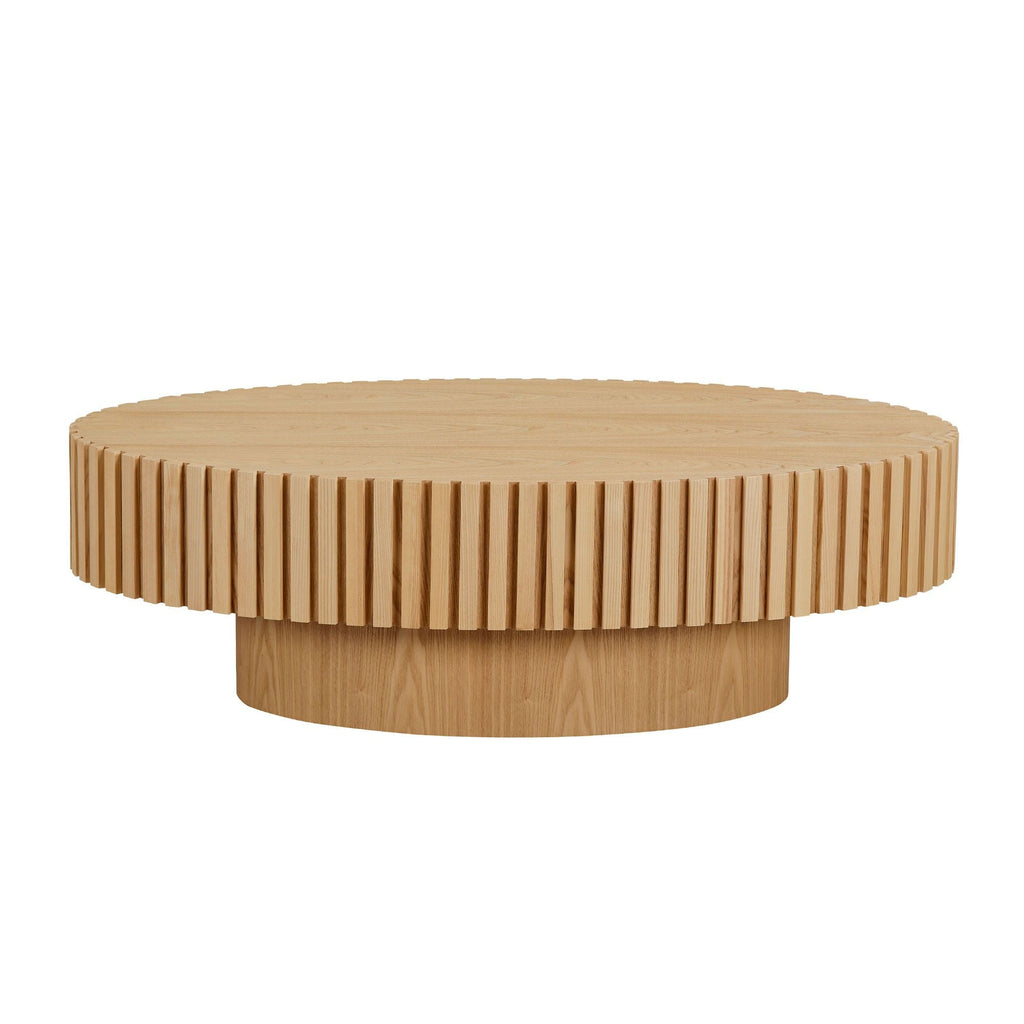 43.7" Ellipse Drum Cocktail Table by Hooya - Comfortable Living Decor