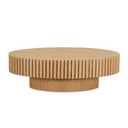 43.7" Ellipse Drum Cocktail Table by Hooya - Comfortable Living Decor