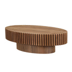 43.7" Ellipse Drum Cocktail Table by Hooya - Comfortable Living Decor