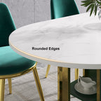 59.1" Modern Rectangle Leaf Folding Wood Dining Table with Storage Seats 4 - 6 People - Comfortable Living Decor