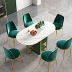 59.1" Modern Rectangle Leaf Folding Wood Dining Table with Storage Seats 4 - 6 People - Comfortable Living Decor