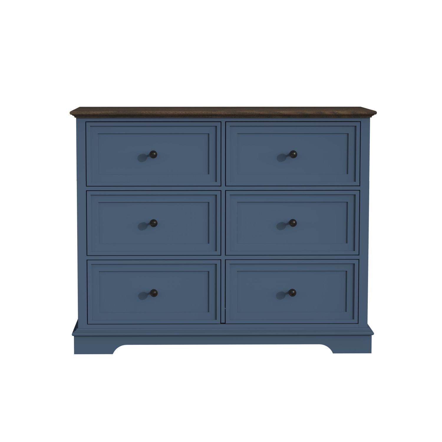 6 DrawersTall Dresser for Bedroom Vertical Storage Tower Wood Top Closets - Comfortable Living Decor