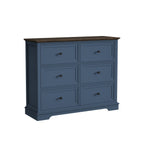 6 DrawersTall Dresser for Bedroom Vertical Storage Tower Wood Top Closets - Comfortable Living Decor