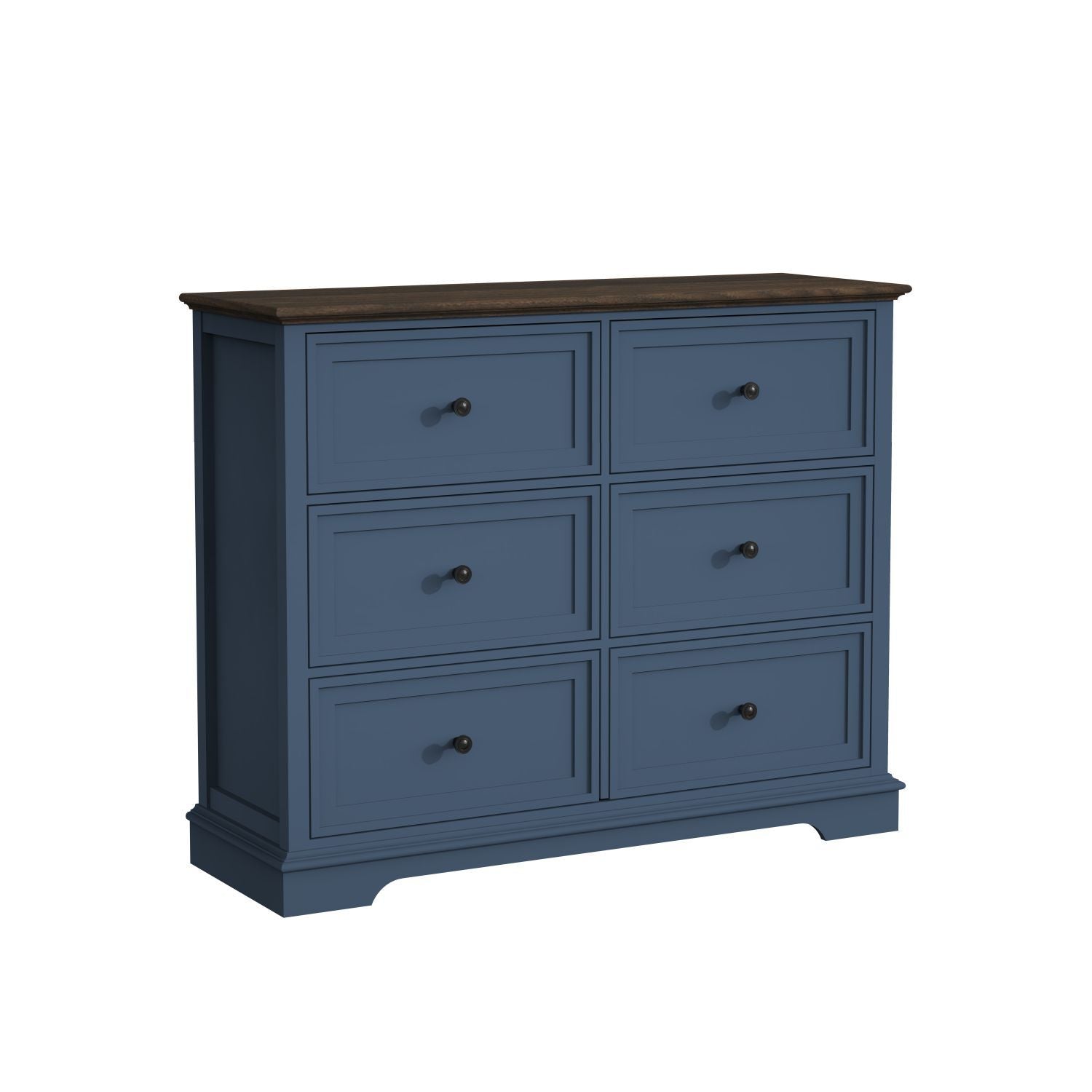 6 DrawersTall Dresser for Bedroom Vertical Storage Tower Wood Top Closets - Comfortable Living Decor