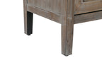 60 inches Modern Farmhouse Accent Cabinet with 4 Doors and Adjustable Shelf Wood Sideboard Buffet Cabinet Console Table Credenza Buffet Table for Kitchen Dining Room Entryway Hallway(Antique Brown) - Comfortable Living Decor