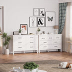 7 Drawer Dresser for Bedroom, Storage Cabinet With Metal Handles, Modern Closet Of Drawers for Living Room - Comfortable Living Decor