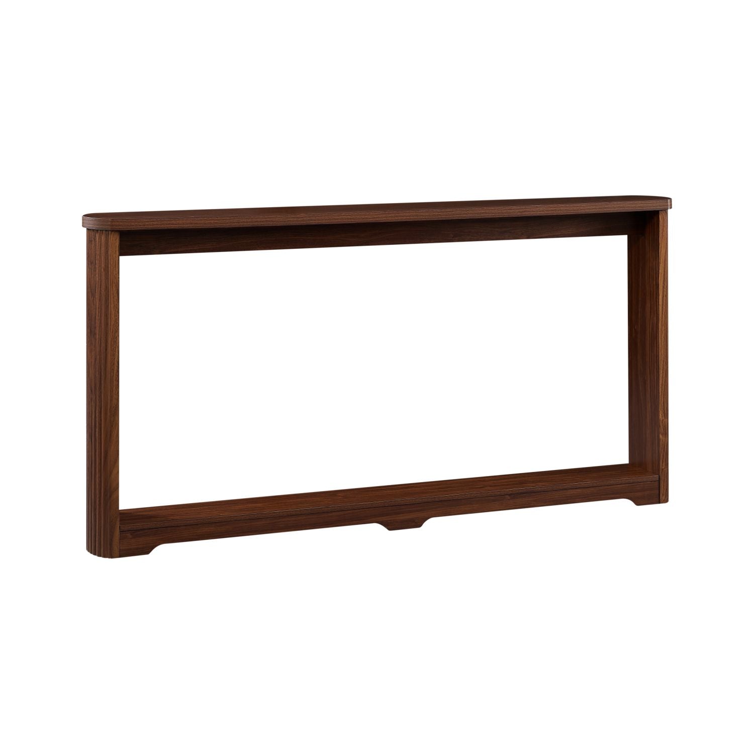 70.1"corrugated texture storage table for en entranceways, corridors, and front door.Walnut.70.1"L*8.7"W*35.5"H - Comfortable Living Decor