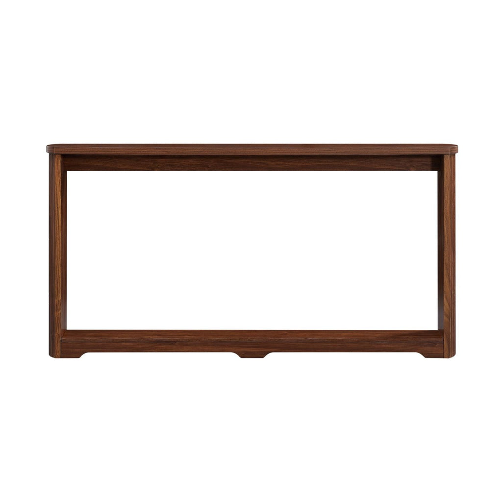 70.1"corrugated texture storage table for en entranceways, corridors, and front door.Walnut.70.1"L*8.7"W*35.5"H - Comfortable Living Decor