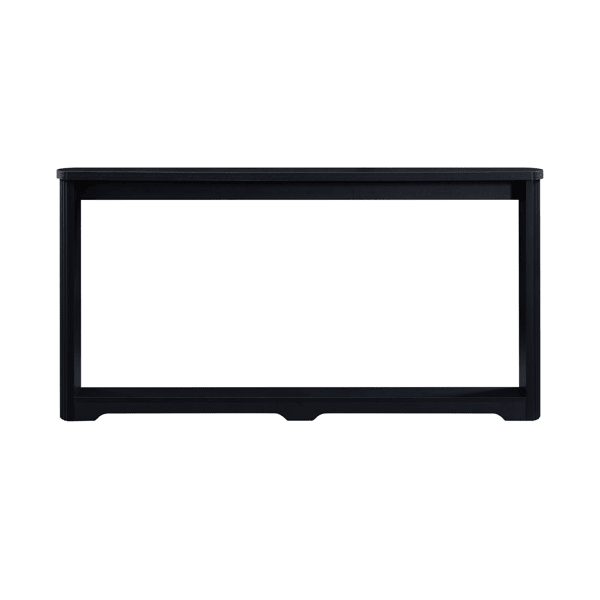 70.1"corrugated texture storage table for entranceways, narrow wooden console sofa table, can be placed behind the sofa, suitable for entranceways, corridors, and front door.Black.70.1"L*8.7"W*35.5"H - Comfortable Living Decor