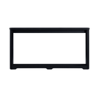 70.1"corrugated texture storage table for entranceways, narrow wooden console sofa table, can be placed behind the sofa, suitable for entranceways, corridors, and front door.Black.70.1"L*8.7"W*35.5"H - Comfortable Living Decor