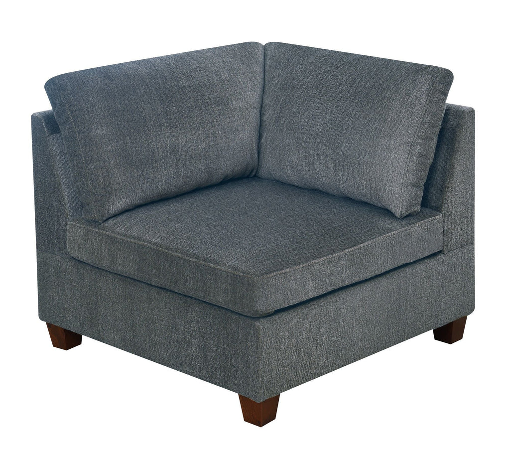 8pc Grey Chenille Modular Sectional - Comfortable Living Decor