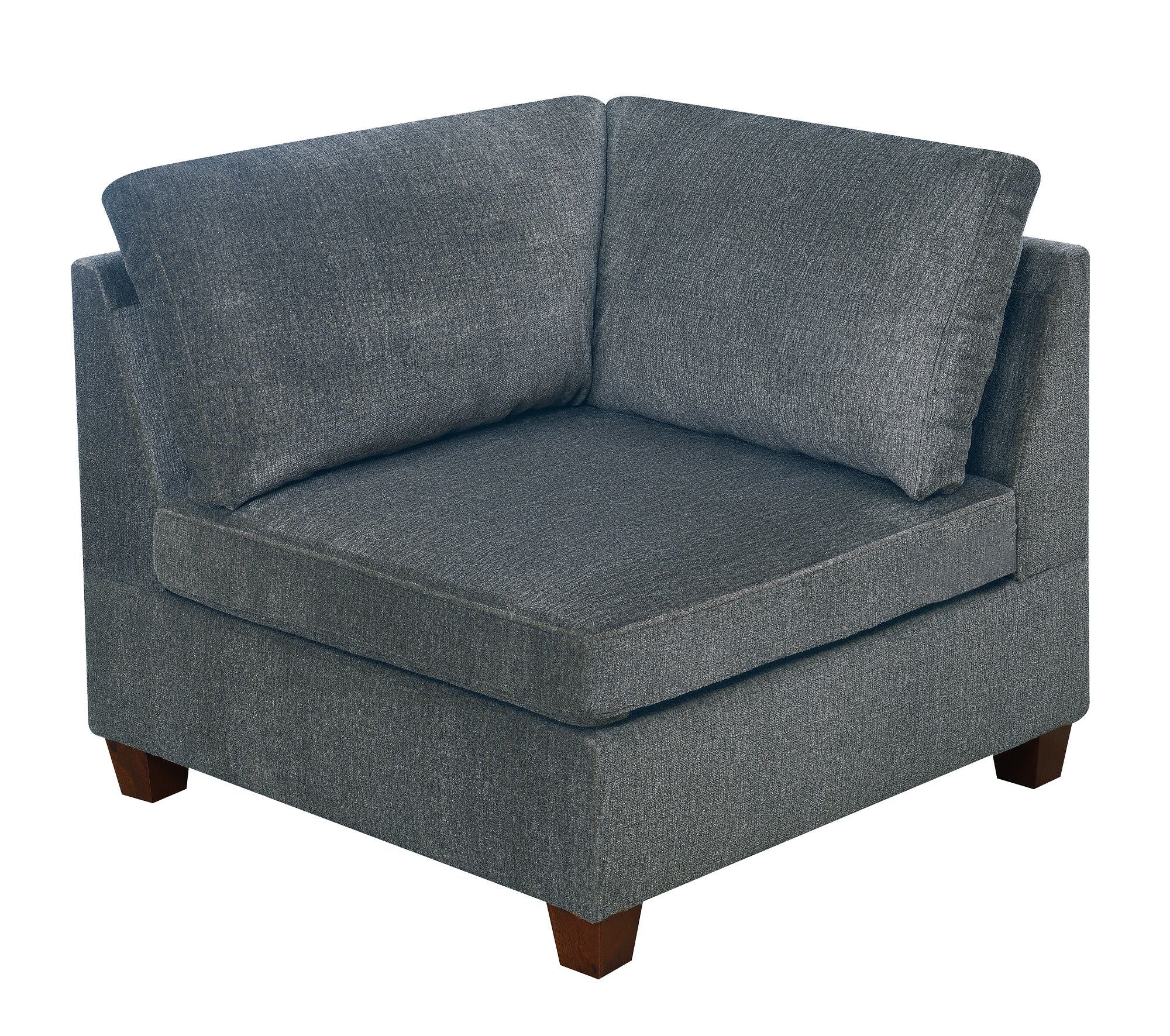 8pc Grey Chenille Modular Sectional - Comfortable Living Decor