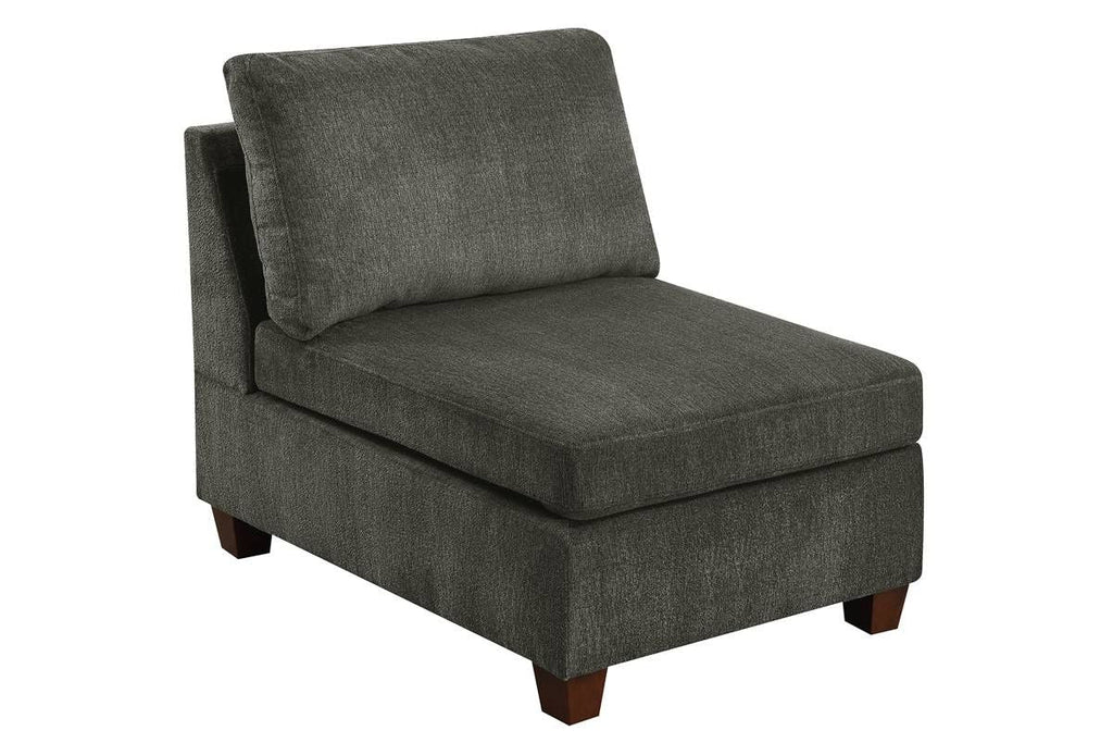 8pc Grey Chenille Modular Sectional - Comfortable Living Decor