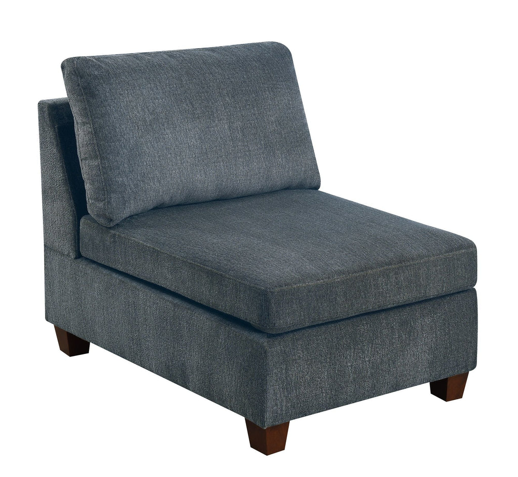 8pc Grey Chenille Modular Sectional - Comfortable Living Decor