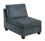 8pc Grey Chenille Modular Sectional - Comfortable Living Decor