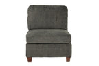 8pc Grey Chenille Modular Sectional - Comfortable Living Decor