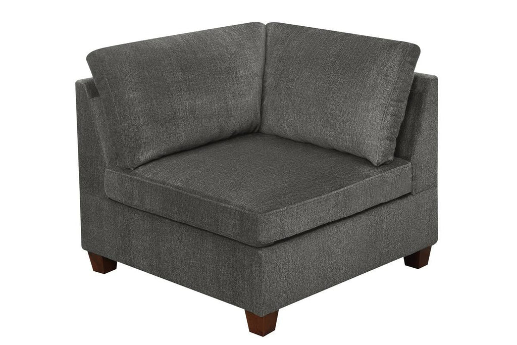 8pc Grey Chenille Modular Sectional - Comfortable Living Decor