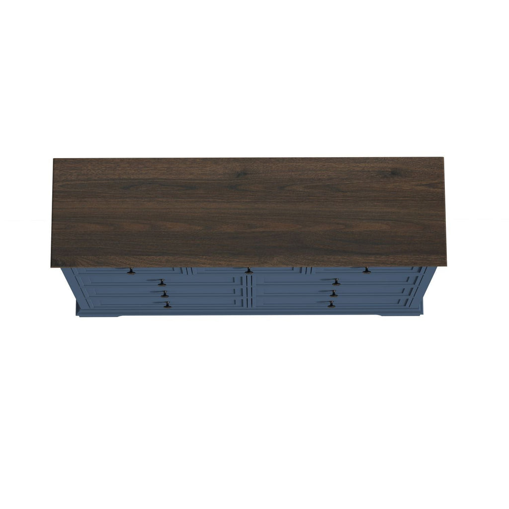 9 Drawer Dresser with Wooden Top, Tall Fabric Dresser & Chest of Drawers for Bedroom Closet Living Room - Comfortable Living Decor