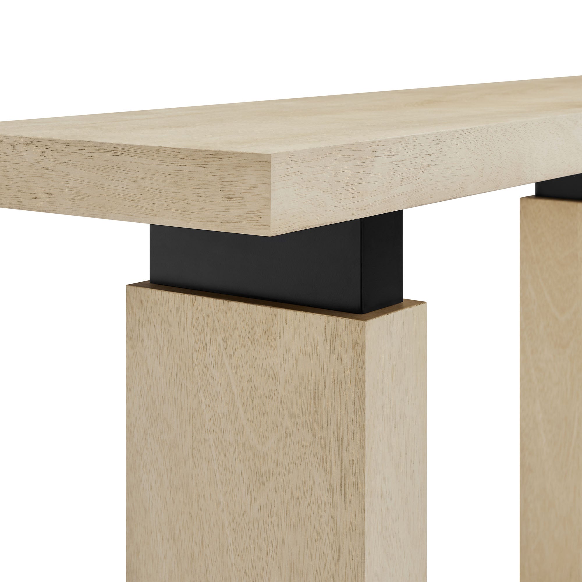 Thatcher Leather and Metal Dining Chair by Modway