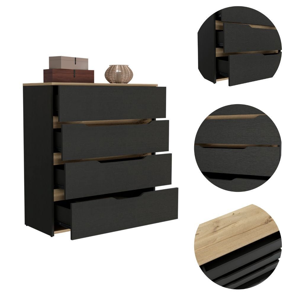 Aralia Drawer Dresser, Four Drawers, Superior Top - Comfortable Living Decor