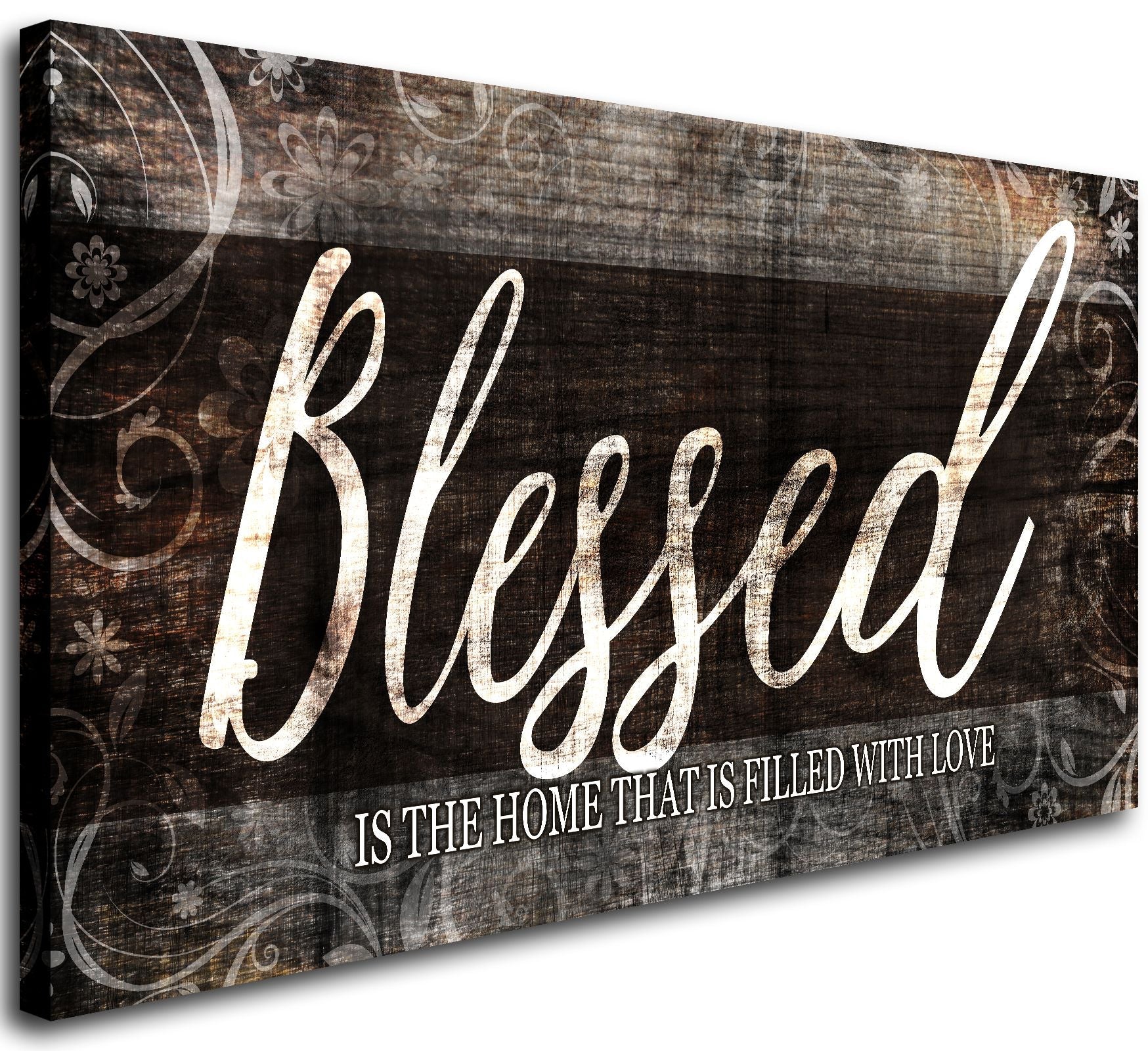 Blessed Home Quote Christian Wall Art - Comfortable Living Decor