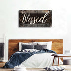 Blessed Home Quote Christian Wall Art - Comfortable Living Decor