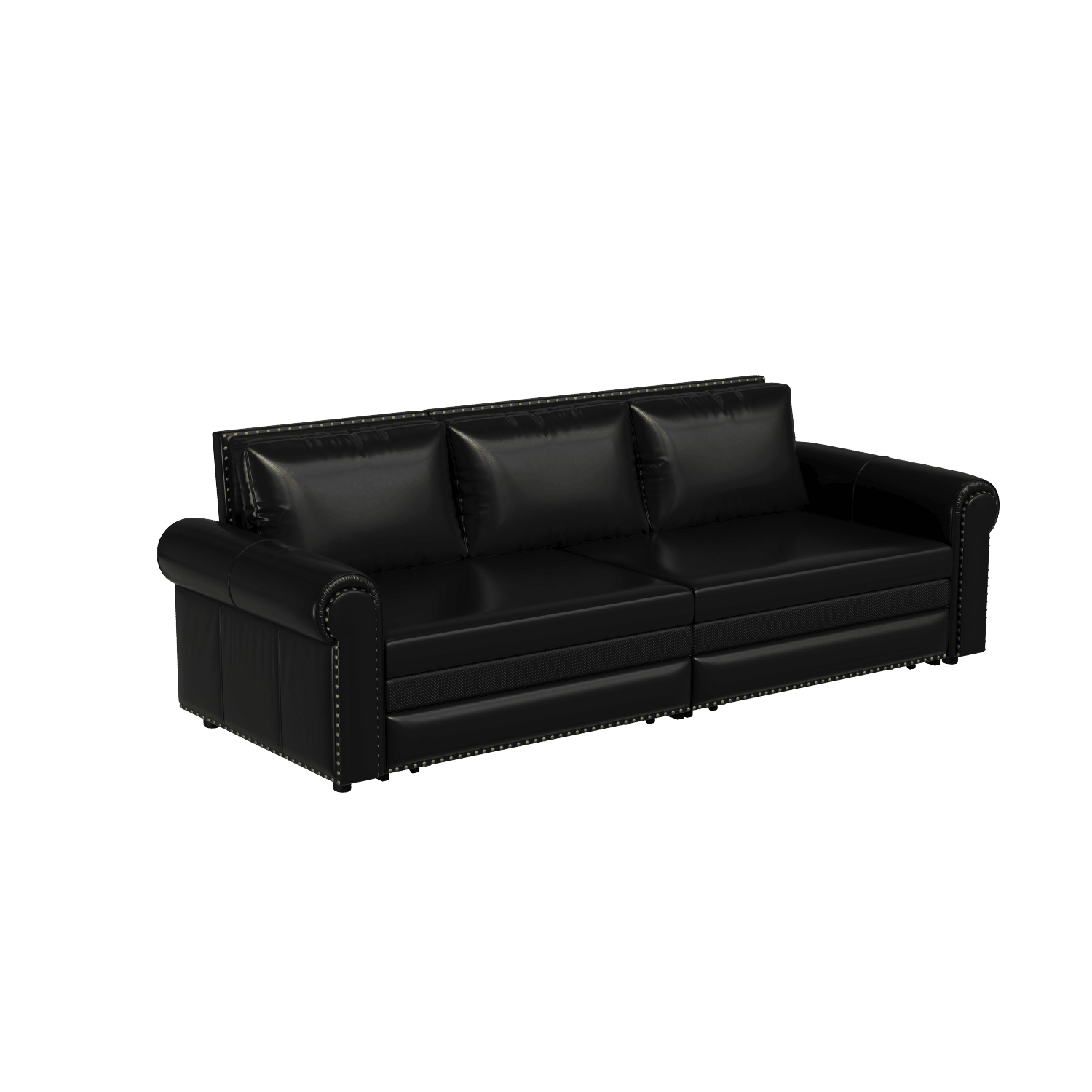Chesterfield 93.7" King Pull Out Sofa Bed 3 - in - 1 - Comfortable Living Decor