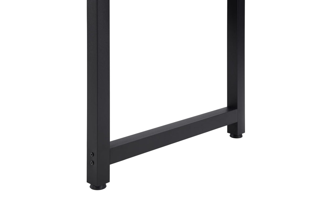 Computer Desk Large Office Desk, 79.5 Inch Gaming Desk Writing Desk Work Desk for Home Office, Study, Modern Simple Wooden Desk, Large Legroom, Metal Frame, Rustic/Black - Comfortable Living Decor