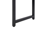 Computer Desk Large Office Desk, 79.5 Inch Gaming Desk Writing Desk Work Desk for Home Office, Study, Modern Simple Wooden Desk, Large Legroom, Metal Frame, Rustic/Black - Comfortable Living Decor