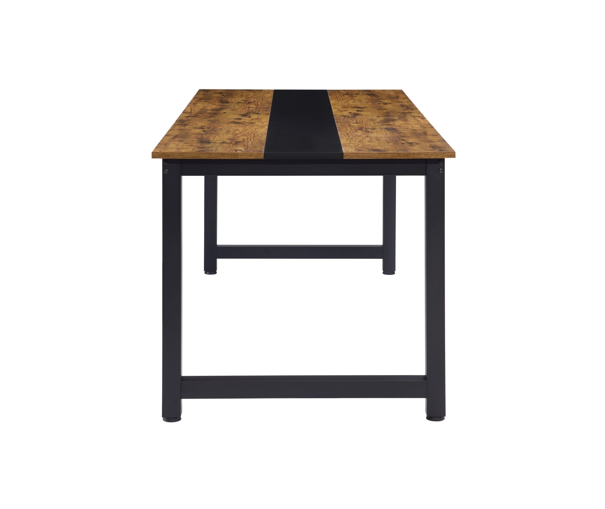 Computer Desk Large Office Desk, 79.5 Inch Gaming Desk Writing Desk Work Desk for Home Office, Study, Modern Simple Wooden Desk, Large Legroom, Metal Frame, Rustic/Black - Comfortable Living Decor