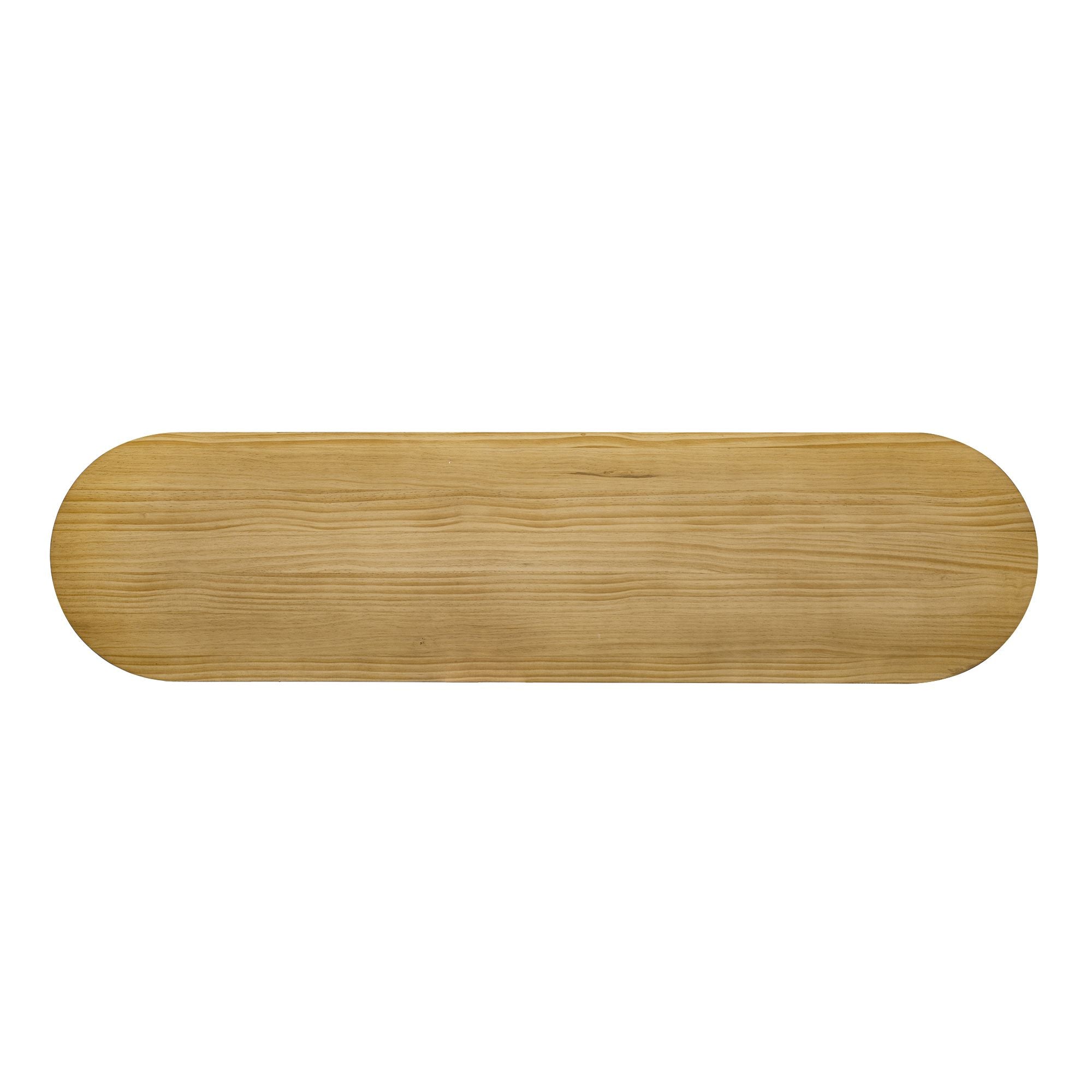 Curved Design Console Table with Unique Vertical Stripe Design ,Suitable for Living Room,Study and Entrance - Comfortable Living Decor