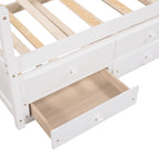 Daybed with Trundle and Drawers; Twin Size - Comfortable Living Decor