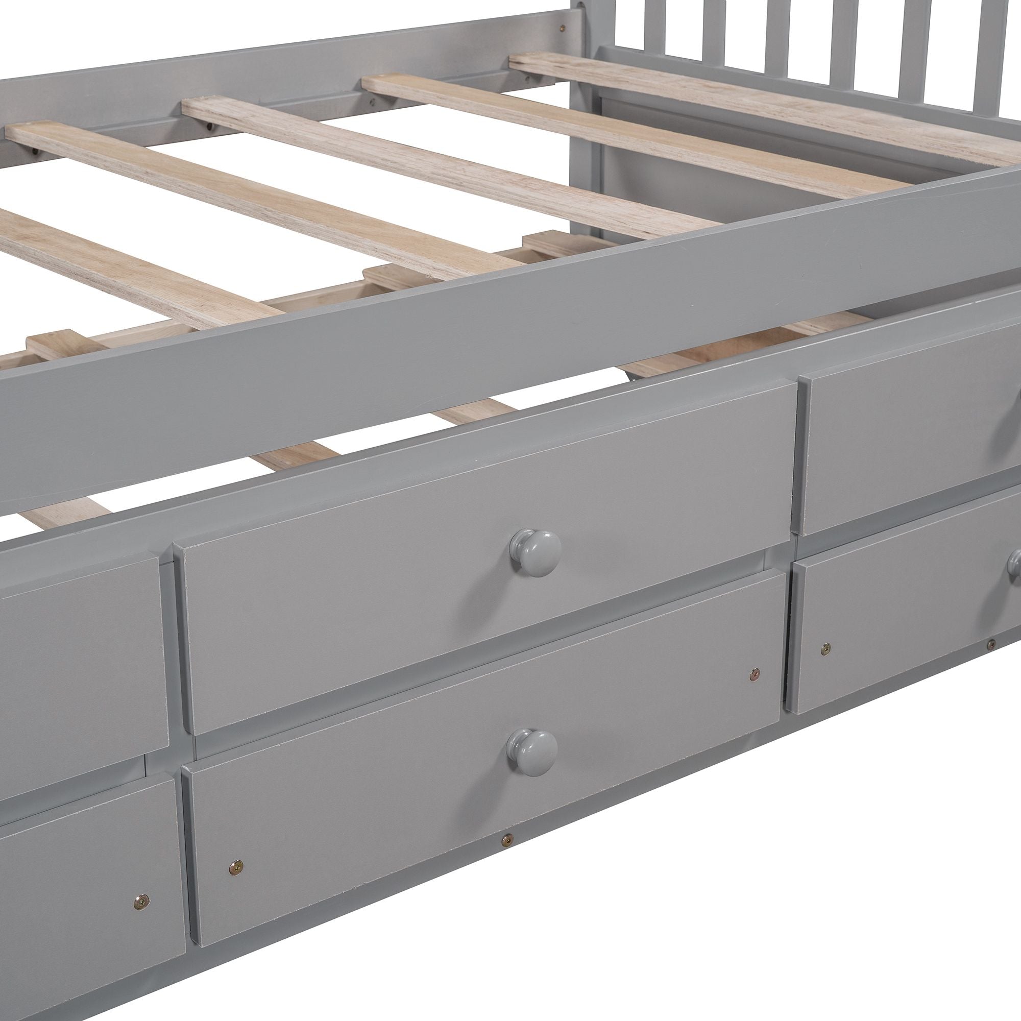 Daybed with Trundle and Drawers; Twin Size - Comfortable Living Decor