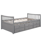 Daybed with Trundle and Drawers; Twin Size - Comfortable Living Decor